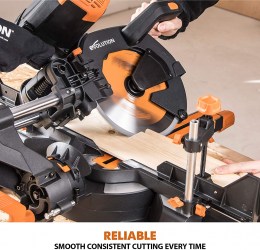Sierra Inglete deslizante-15 Amp-25,4cm-Doble Biselado Evolution8